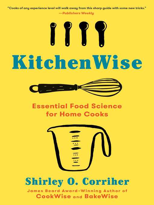 Title details for KitchenWise by Shirley O.  Corriher - Available